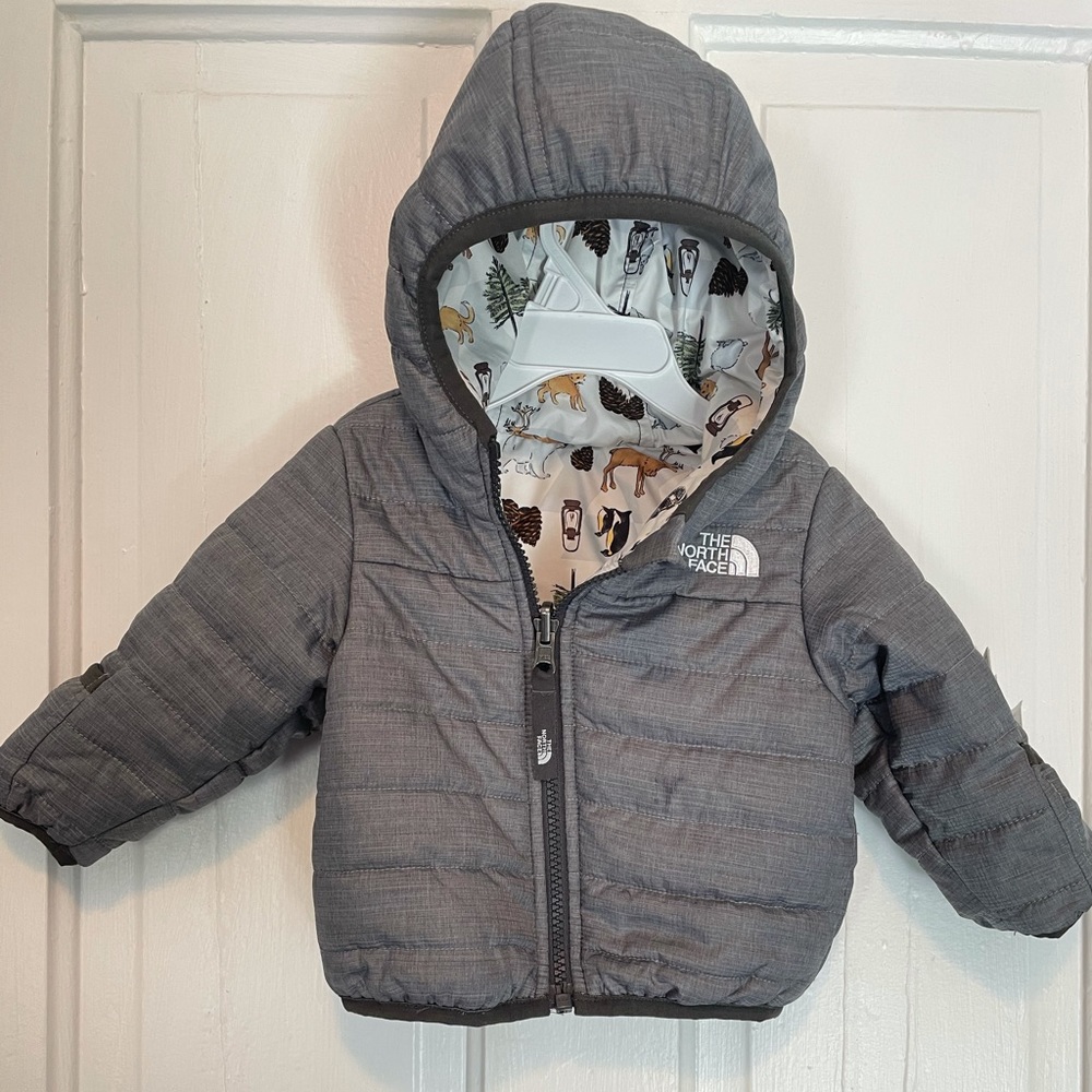 The North Face infant puffer coat